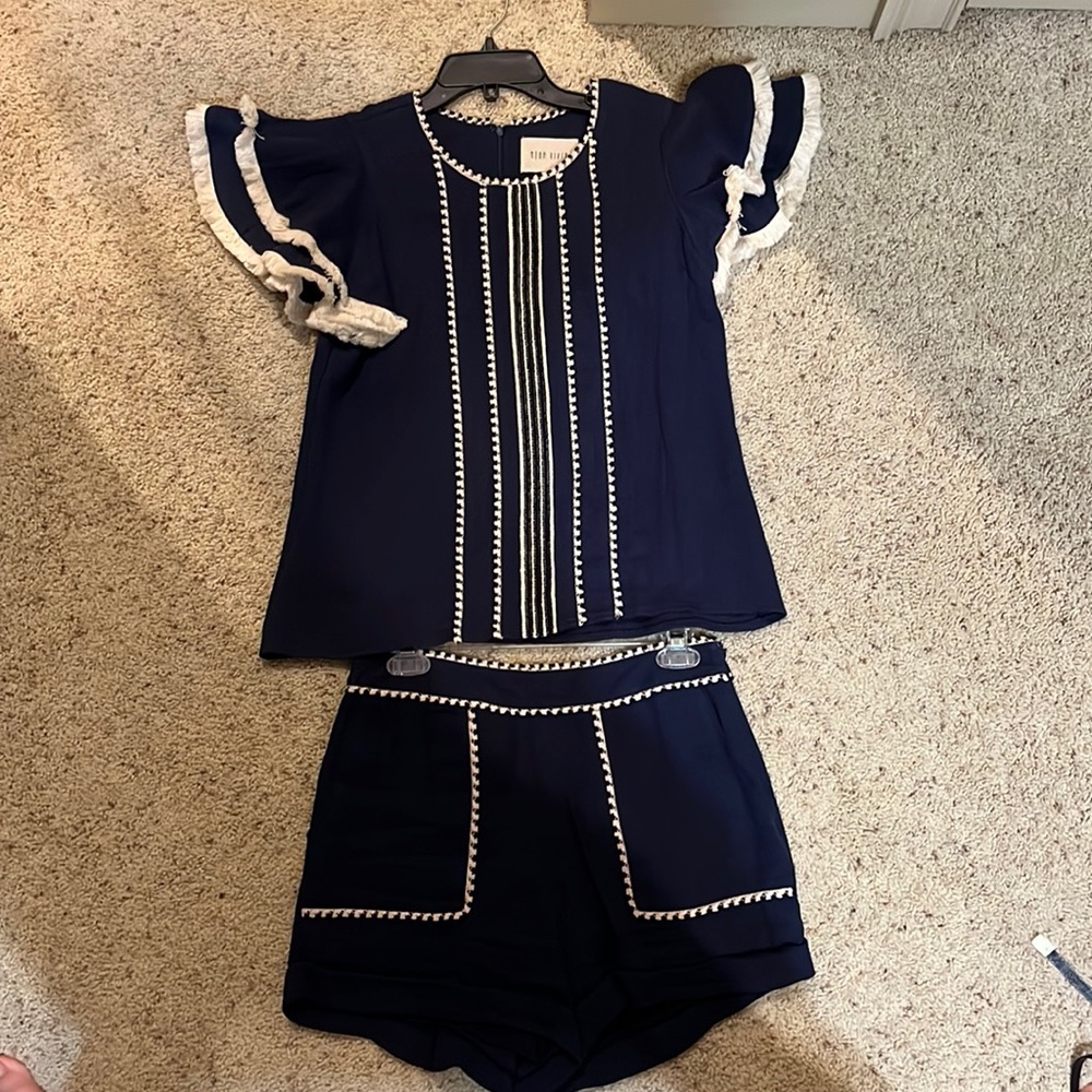 Matching set- top and shorts! Brand: Moon River